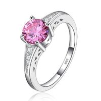 Anillo de Promesa Imperial Rose Bañado18K Aro Genieka Dorado