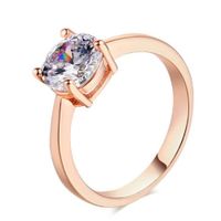 Anillo de Compromiso Alianzas Unión Bañado18K Aro San Valentín Genieka Dorado