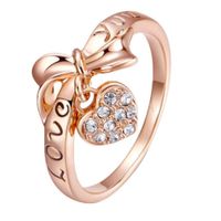 Anillo de Compromiso Love You Bañado en Oro 18K Aro - Genieka Dorado
