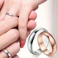 Aro Compromiso Eternal Love Bañado Oro Blanco18 K Aniversario Genieka Plateado