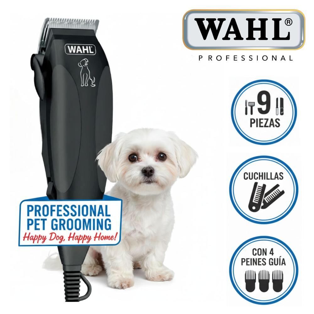 Corta Pelo para Mascotas Wahl 09653-718 Pet Clipper Kit 9 piezas