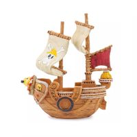 Adorno para Pecera o Acuario de Resina Ecológica Barco Pirata de One Piece