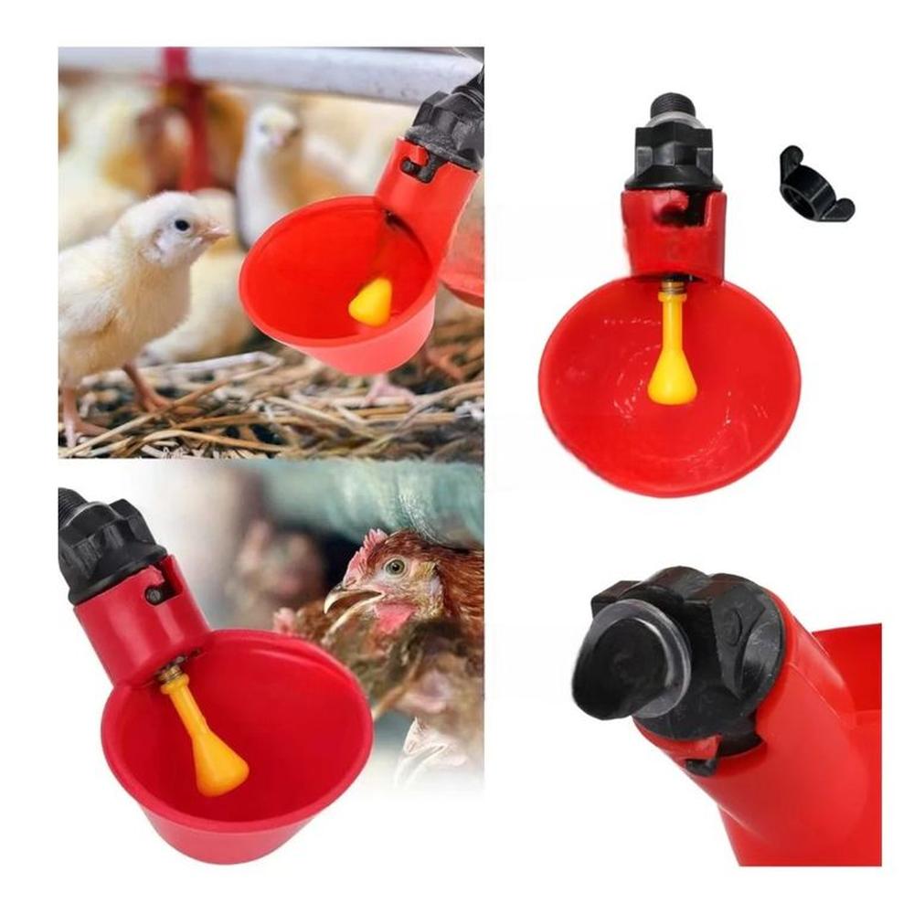 BEBEDERO AUTOMÁTICO PARA AVES DE CORRAL CODORNIZ PACK 9 UND