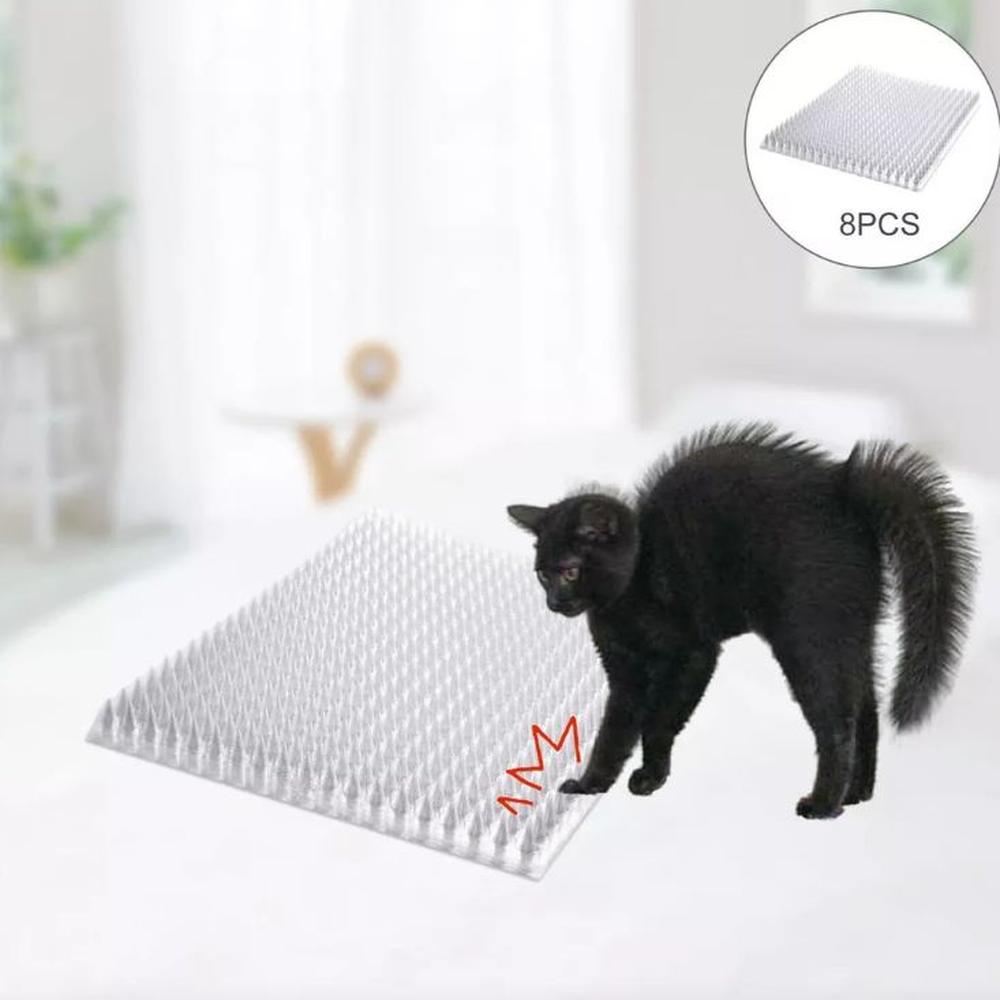 PACK X8 ALFOMBRILLA CON PÚAS PARA GATOS 33.8 X 42 CM