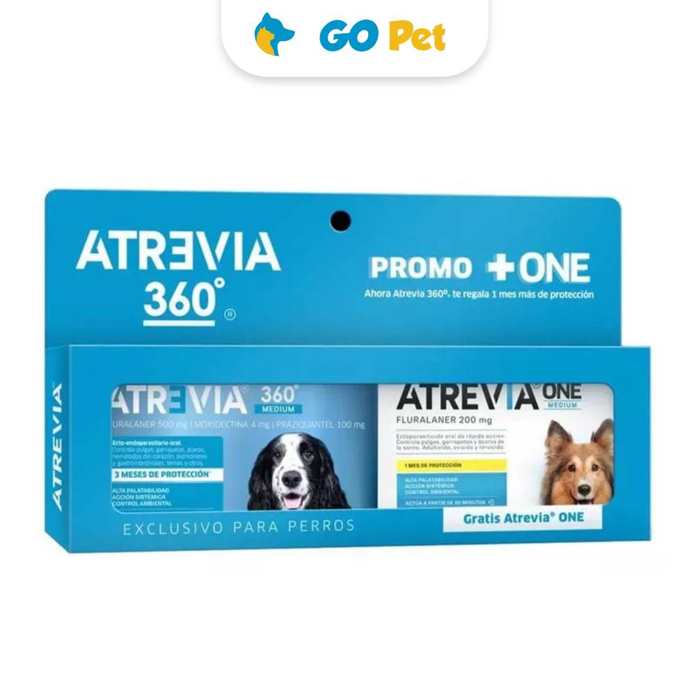 Atrevia 360 Medium 10 a 20kg Y GRATIS Atrevia One Medium 10 a 20 Kg x 1 Tableta