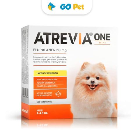 Atrevia ONE Mini 50mg  Perros de 2.4 a 5kg