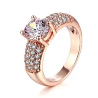 Anillo de Compromiso Alianzas Shiny Oro Bañado en Oro 18K- Genieka Dorado