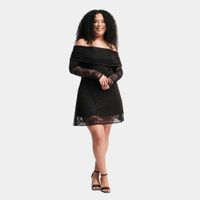 VESTIDO DE ENCAJE OFF SHOULDER ROCIO