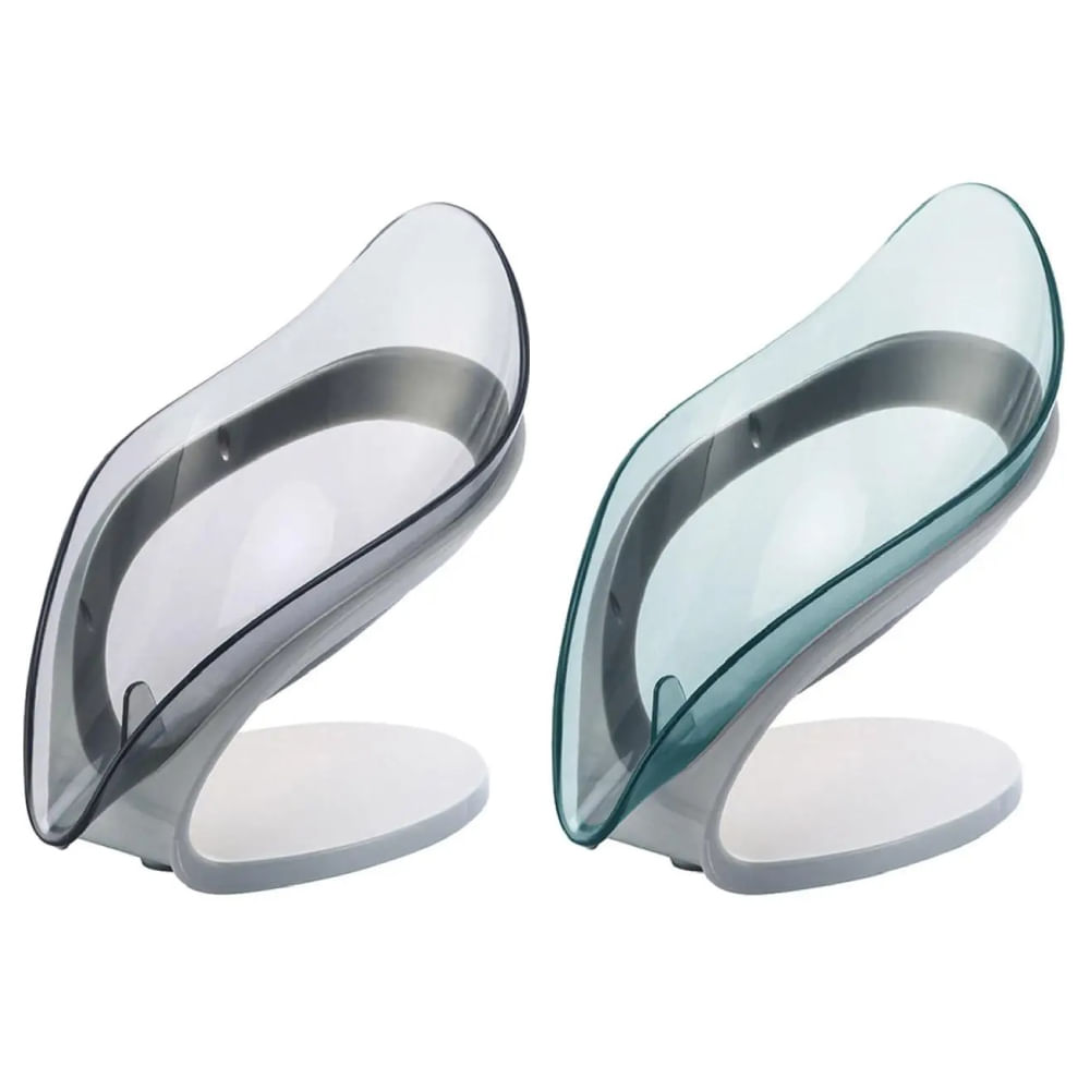 JABONERA DE PVC GENERICO -  TIPO HOJA VERDE