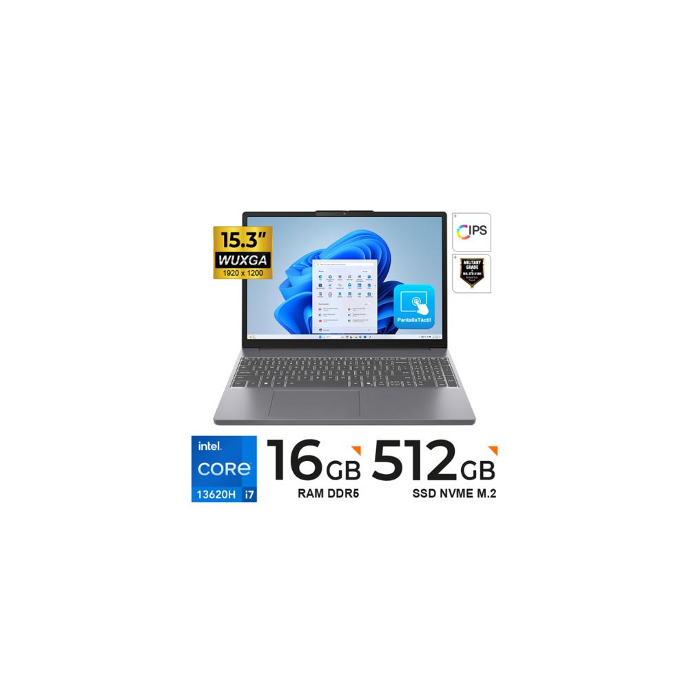 LAPTOP LENOVO IDEPAD SLIM 3 15IRH10 15.3 TOUCH Core i7 13620H 16GB 512GB SSD FREEDOS