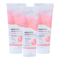 PACK 3 EXFOLIANTE EN GEL COLÁGENO Y ARROZ 220G DR RASHEL