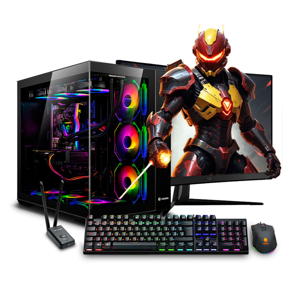 COMPUTADORA PC GAMER TANK RYZEN 9 9950X3D 32GBDDR5 2TB 27 RTX5090 32GB MI PC LISTA MIPCLISTA