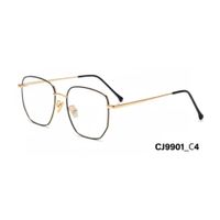 Montura Optica Carey Unisex Homeway CJ9901-C4 Dorado Negro