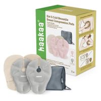 Compresas para lactancia friocaliente color gris