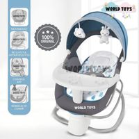 Mecedora Plegable Eléctrica para Bebés DOLLY II Blue