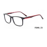 Montura Optica Acetato Hombre Homeway F2161-C5 Negro Rojo