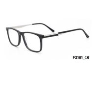 Montura Optica Acetato Hombre Homeway F2161-C6 Negro Blanco