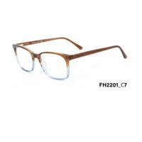 Montura Optica Acetato Hombre Homeway FH2201-C7 Negro Transparente