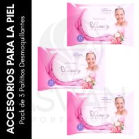 Pack de 3 Pañitos Desmaquillantes