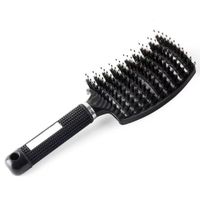 CEPILLO PEINE PARA CABELLO CON CERDAS EVITA EL FRIZZ MUY UTIL NEGRO