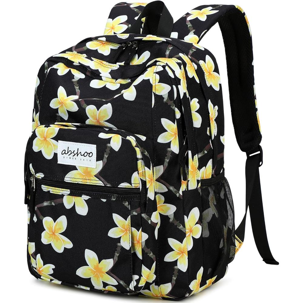 MOCHILA ABSHOO | FLORAL BLACK D