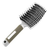 CEPILLO PEINE PARA CABELLO CON CERDAS EVITA EL FRIZZ MUY UTIL BLANCO