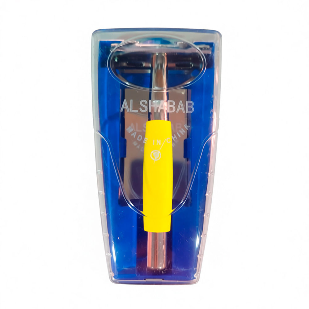 Maquinalla Clasica Para Afeitar Doble Filo Pesado Con Estuche