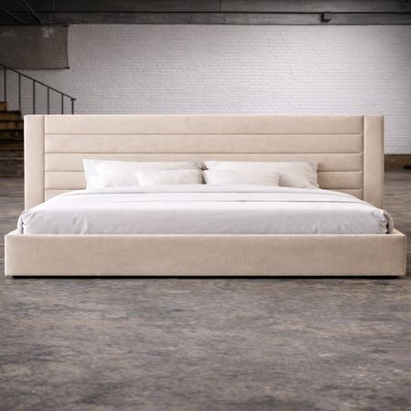 CAMA BOX TARIMA SALEM 1.5 PLAZAS BEIGE