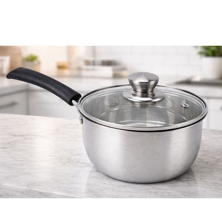 Cacerola de acero inoxidable 18 cm