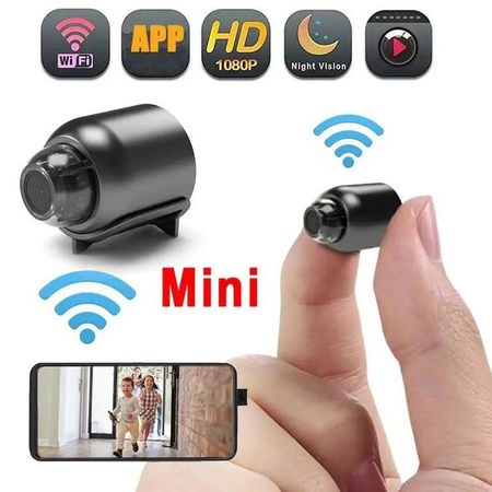 Mini Cámara X5 Espía HD Video Inalámbrica WiFi Vigilancia Niños Mascotas Genieka