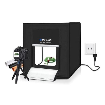 FOTO ESTUDIO CAJA PORTÁTIL DE FOTOGRAFIA 60 CM LUCES LED