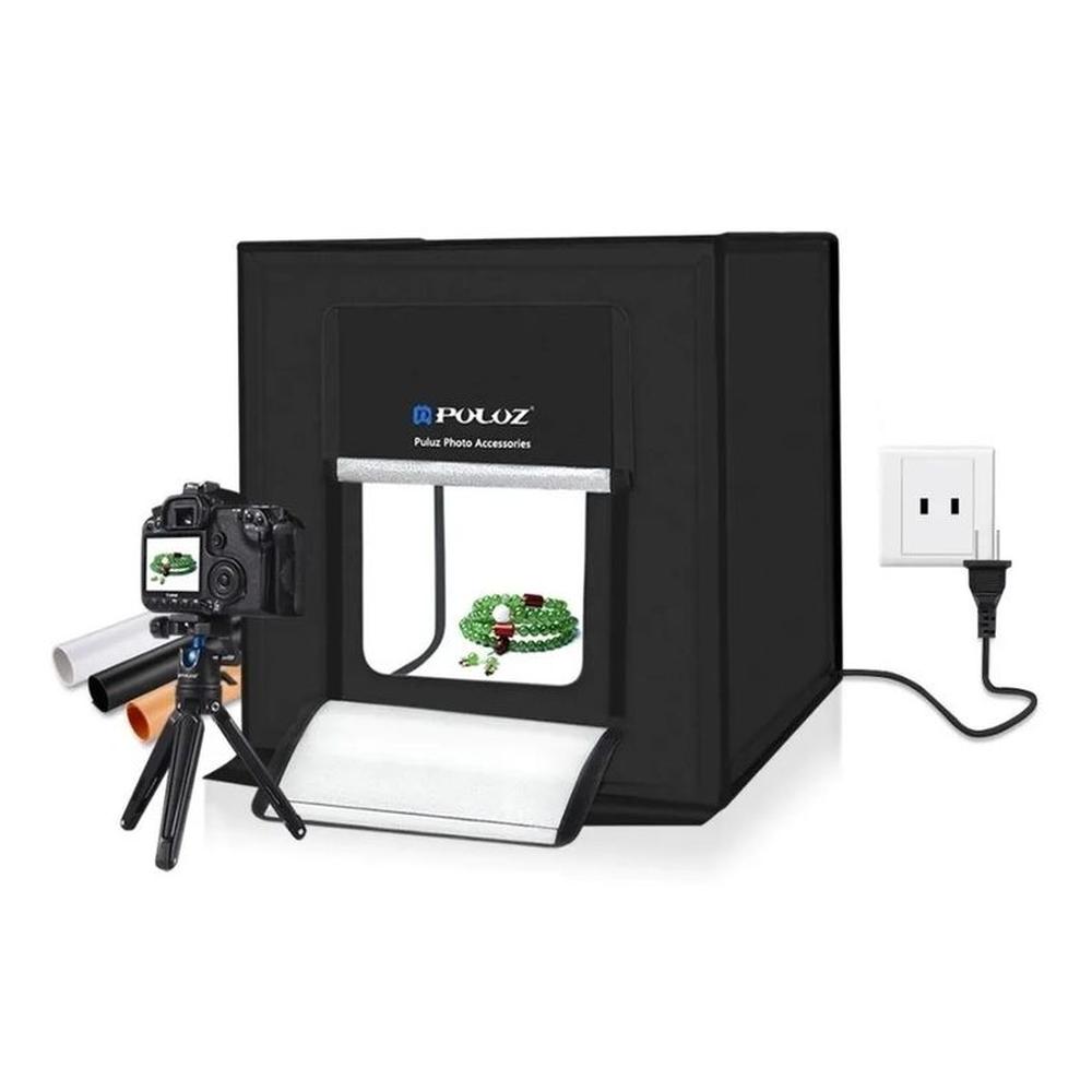 FOTO ESTUDIO CAJA PORTÁTIL DE FOTOGRAFIA 60 CM LUCES LED