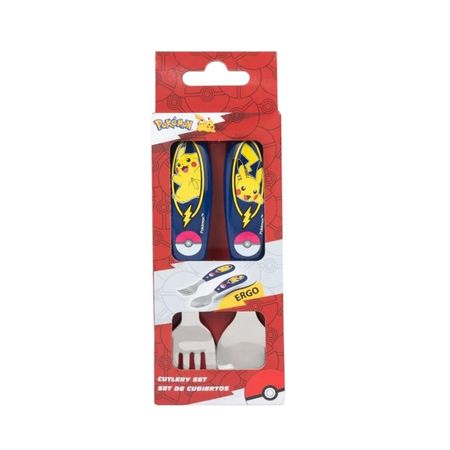 Set de Cubiertos Escolar Pokemon