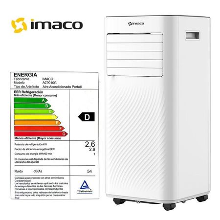 Aire Acondicionado Portátil Imaco 9000 BTU AC9010G – Eficiente y Compacto