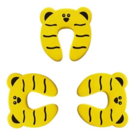 PACK X3 TOPE DE PUERTA INFANTIL NIÑOS ANTIGOLPE ANIMALITOS OSO