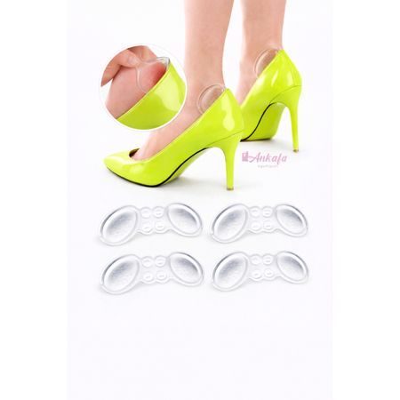 Pack de 2 Pares de Protectores de Talón de Gel de Silicona