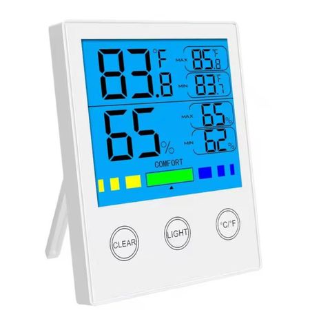 TERMOHIGRÓMETRO DIGITAL TERMÓMETRO MEDIDOR DE HUMEDAD