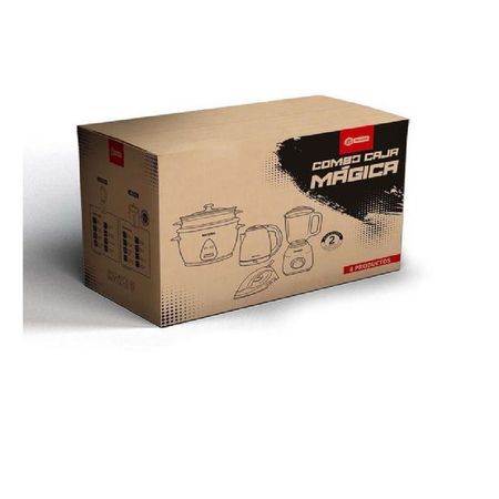 Caja Mágica Licuadora Arrocera Plancha y Hervidor