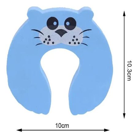 PACK X3 TOPE DE PUERTA INFANTIL NIÑOS ANTIGOLPE ANIMALITOS JIRAFA