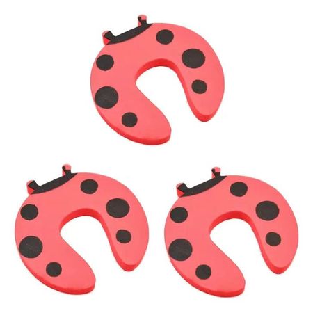 PACK X3 TOPE DE PUERTA INFANTIL NIÑOS ANTIGOLPE ANIMALITOS MARIQUITA