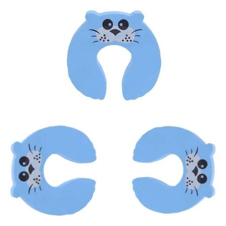 PACK X3 TOPE DE PUERTA INFANTIL NIÑOS ANTIGOLPE ANIMALITOS FOCA