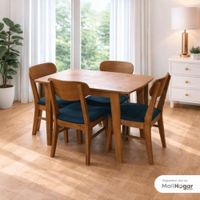 Juego de Comedor Olivia 4 sillas Cobalto