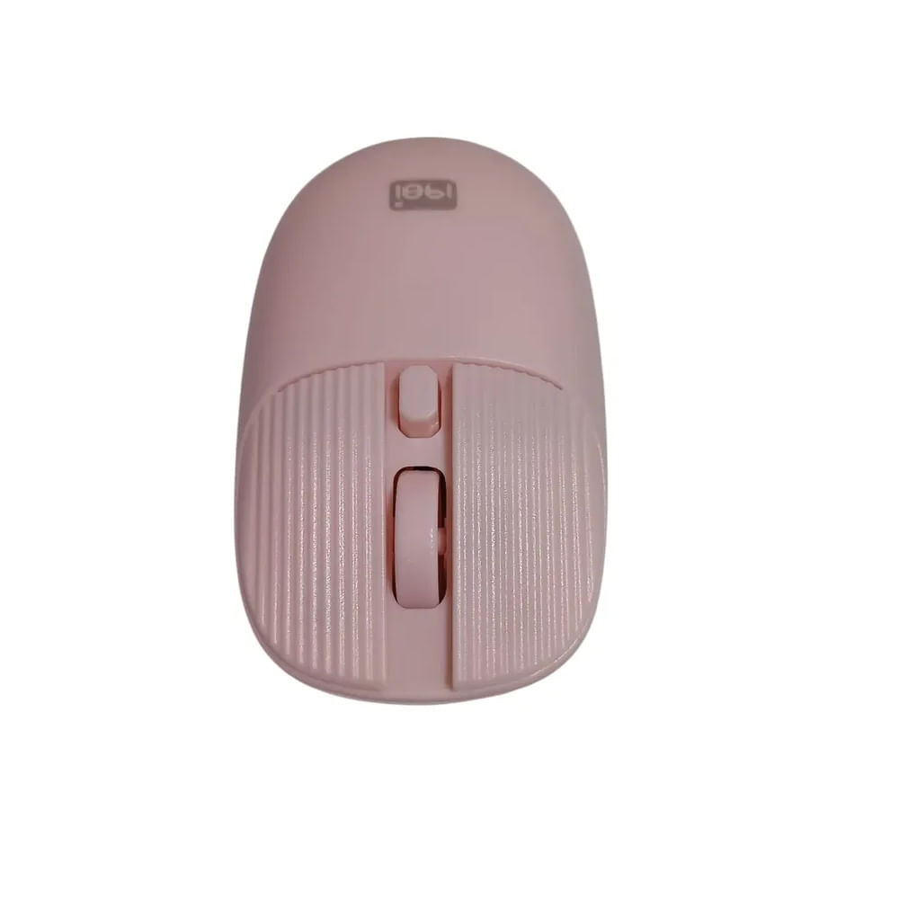 Mouse Retro Raton UBS inalámbrico Color Rosado