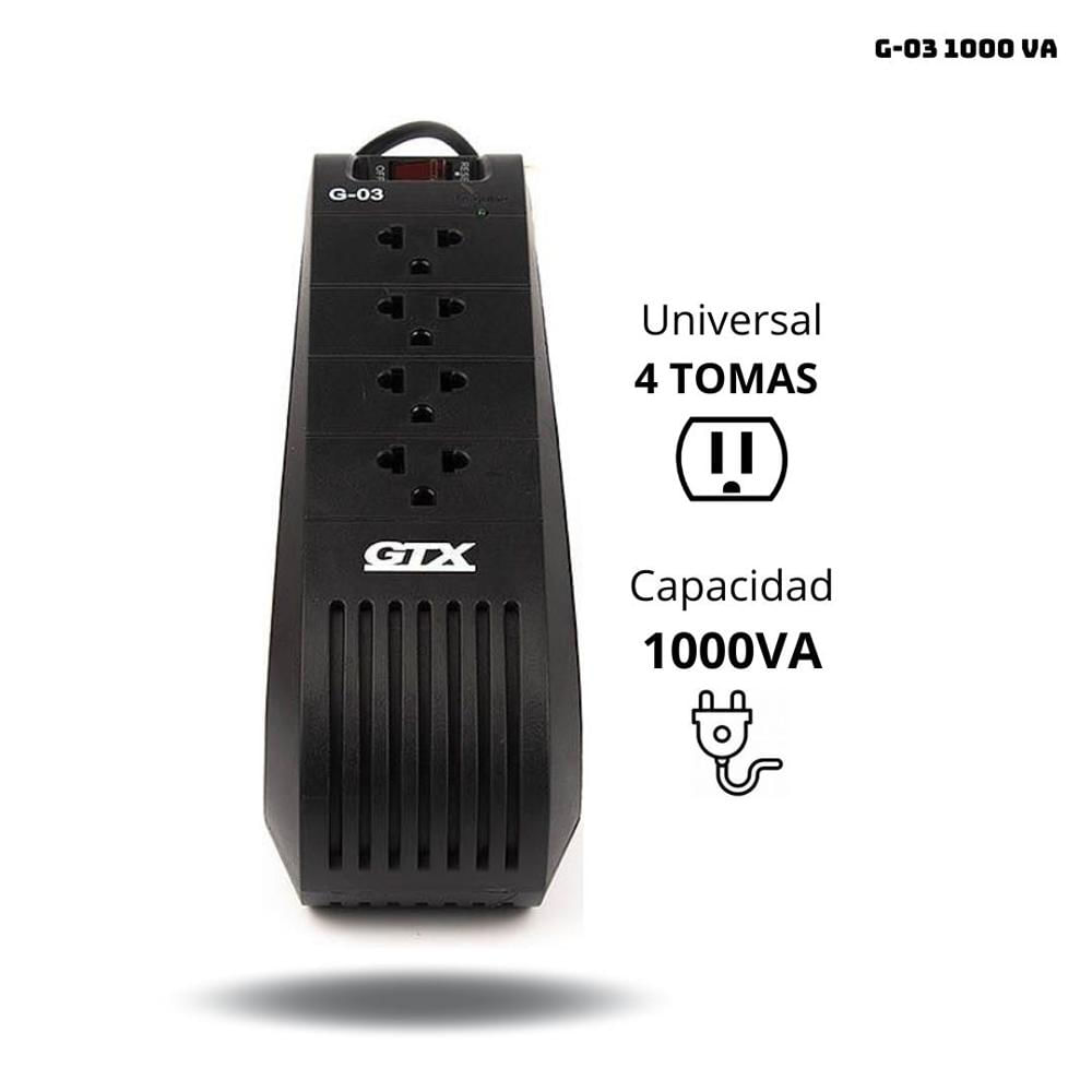 ESTABILIZADOR GTX 1000 VA - G-03