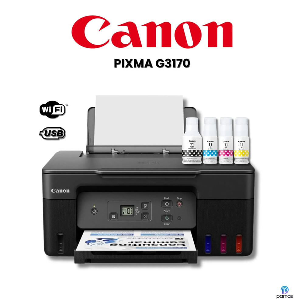 Impresora Multifuncional CANON Pixma G3170-WIFI