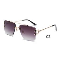 Lente de sol Mujer Homeway 2245-C3 Negro Degrade Dorado