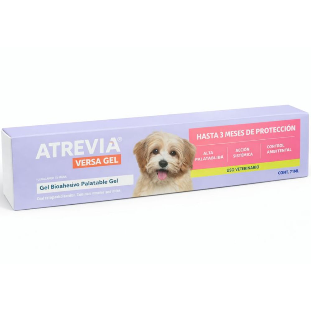 Atrevia Versa Gel 4 Ml  Antipulgas Oral Para Perros