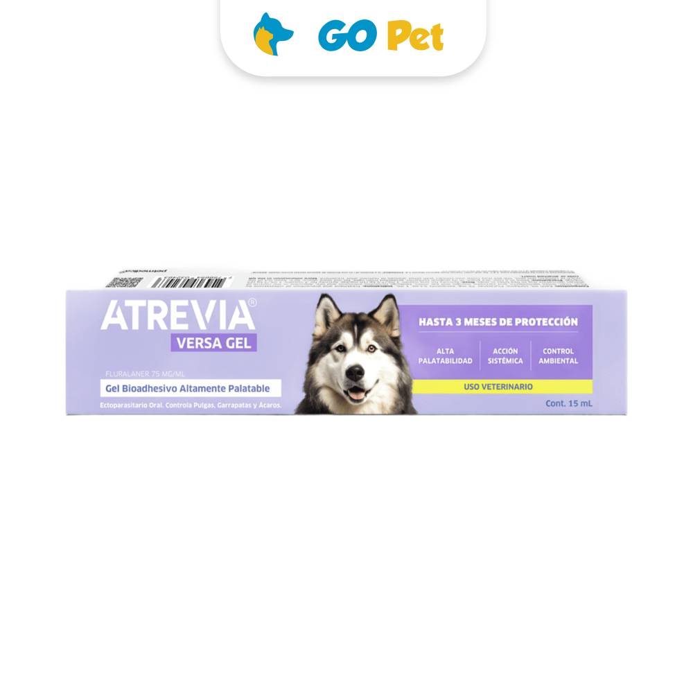 Atrevia Versa Gel 15 Ml  Antipulgas Oral Para Perros