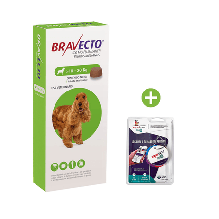 Antipulgas Bravecto para Perros de 10 a 20 Kg