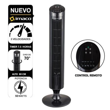Ventilador Torre Imaco C Control Remoto TF3645 50W